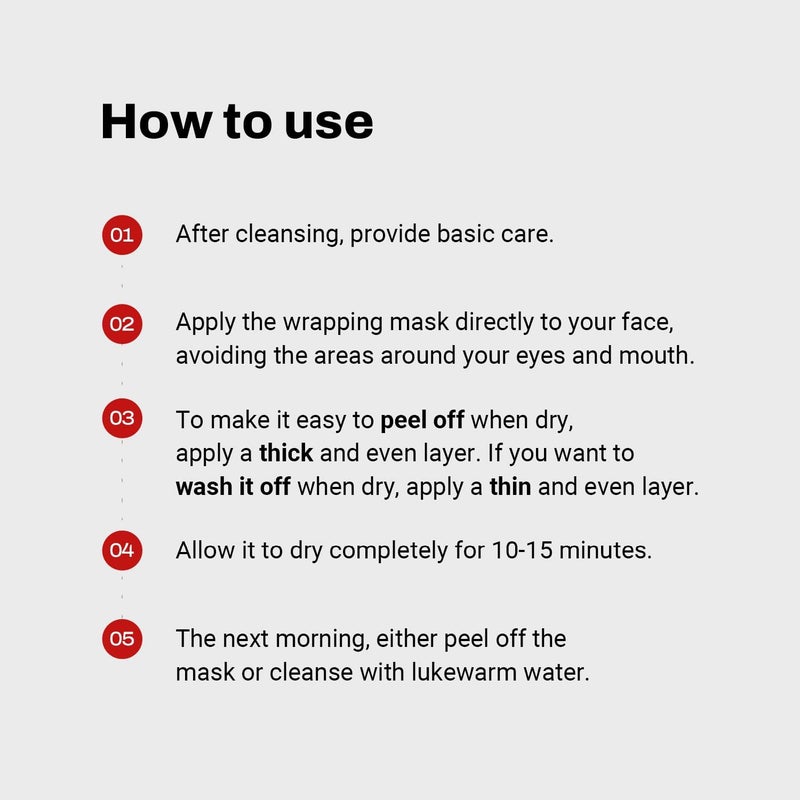 MEDITHERAPY Shumage Gold Seal Wrapping Mask (3.17 oz), Overnight Peel Off Mask with Gold Threads & 82.5% Collagen, Reviatlizing, Tightening, Korean Skin Care - Image 5