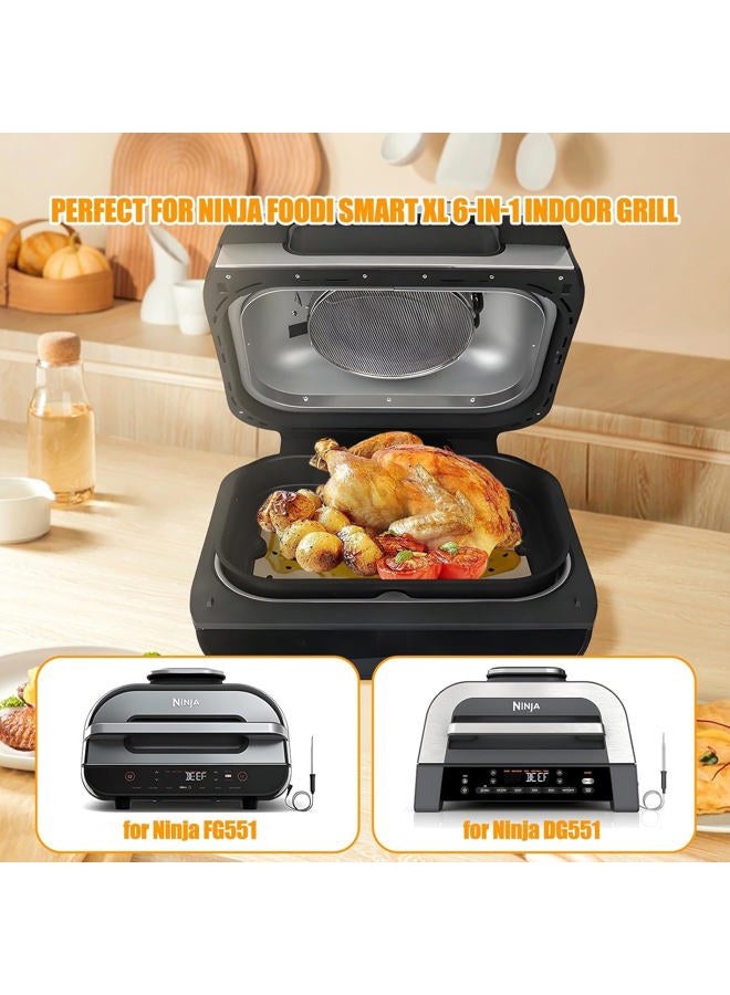 BBQ-PLUS Cooking Pot for Ninja Foodi FG551/DG551/DG651 Smart XL Indoor Grill Accessories (Cooking pot & grill basket set) - Image 3
