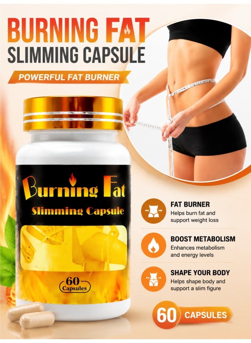 Capsule Fat Burning Capsules for Flat Belly & Appetite Control - 60 Pieces for Effective Weight Loss - Image 5