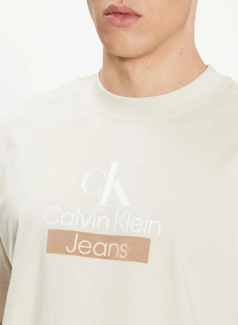 Calvin Klein Jeans Logo Crew Neck T-Shirt