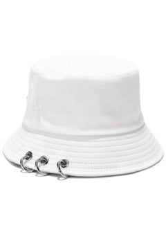 Generic Set of two ring cotton Foldable sun unisex bucket travel hat  - Image 2