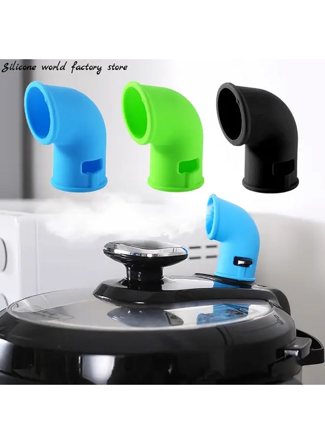 Blue 360 Rotating Silicone Steam Diverter Valve For Pressure Cooker - Image 1