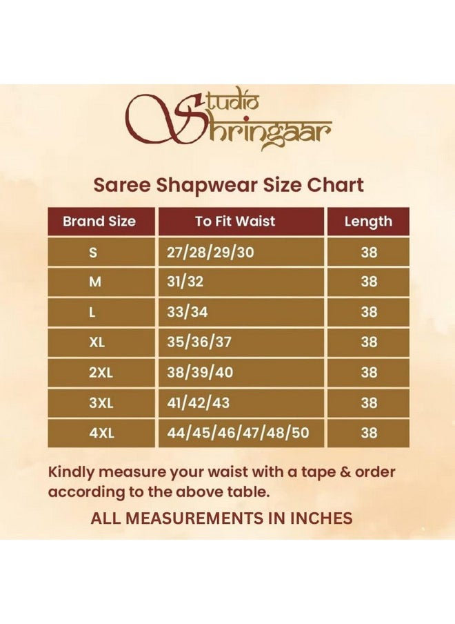 Studio Shringaar Women's Lycra Pure Cotton Stretchable Saree Shapewear Petticoat(Light Pink, Large) - pzsku/Z76E6AC204C980CAA0CA2Z/45/_/1737806531/5dbc714d-c7c1-470a-838b-51dc7d737957