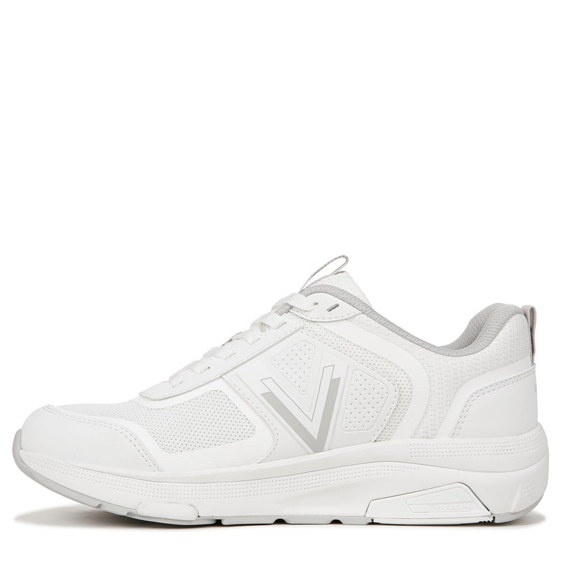 Vionic Walk Strider 001 Walking Shoes White Leather 8 M - Image 2