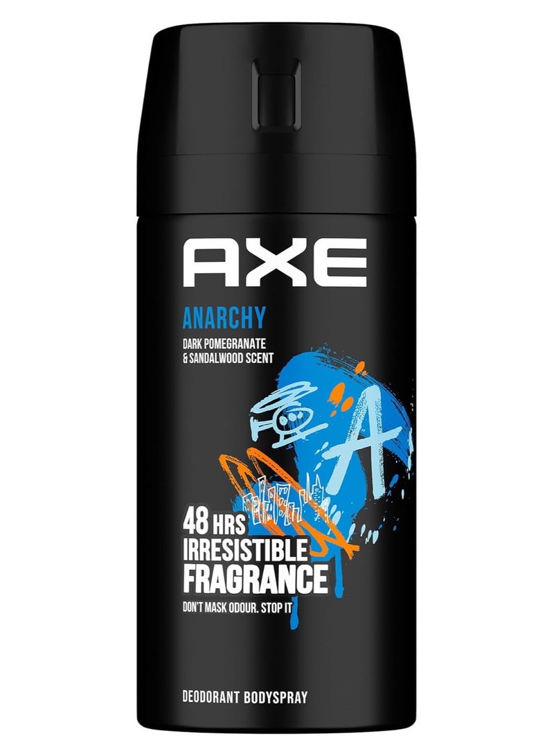 Axe ANARCHY DARK POEGRANATE & SANDALWOOD SCENT 120ml - Image 1