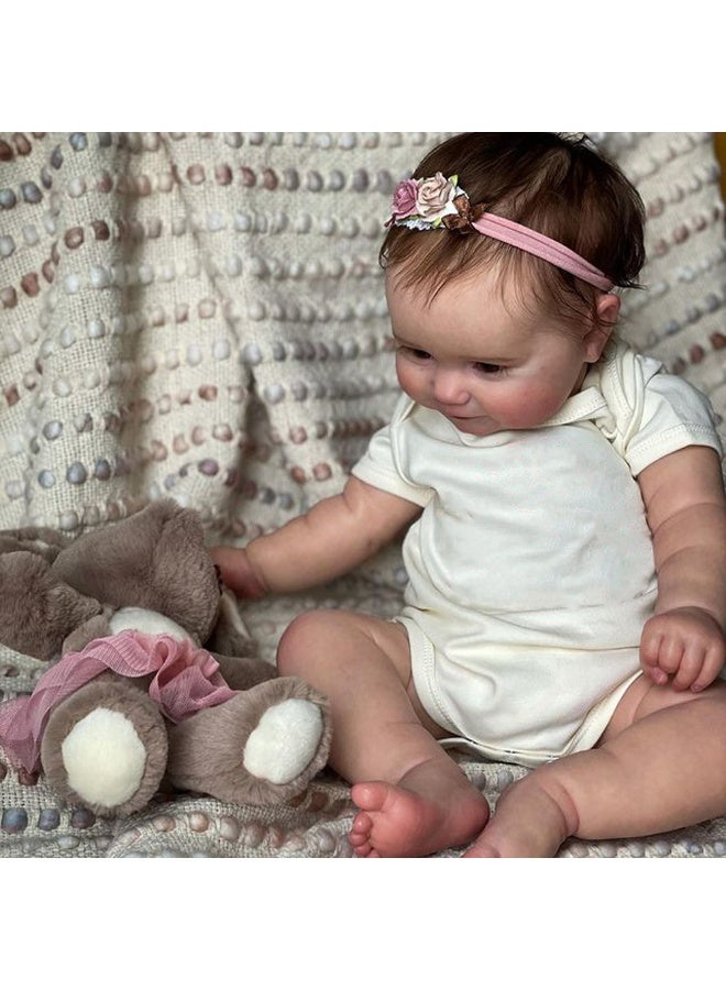 Arabest دمية طفل مولود من جديد، طفل محاكي، جسم كامل من الفينيل والسيليكون، جسم ناعم بالكامل، ألعاب للأطفال، هدية مثالية للفتيات - Image 2