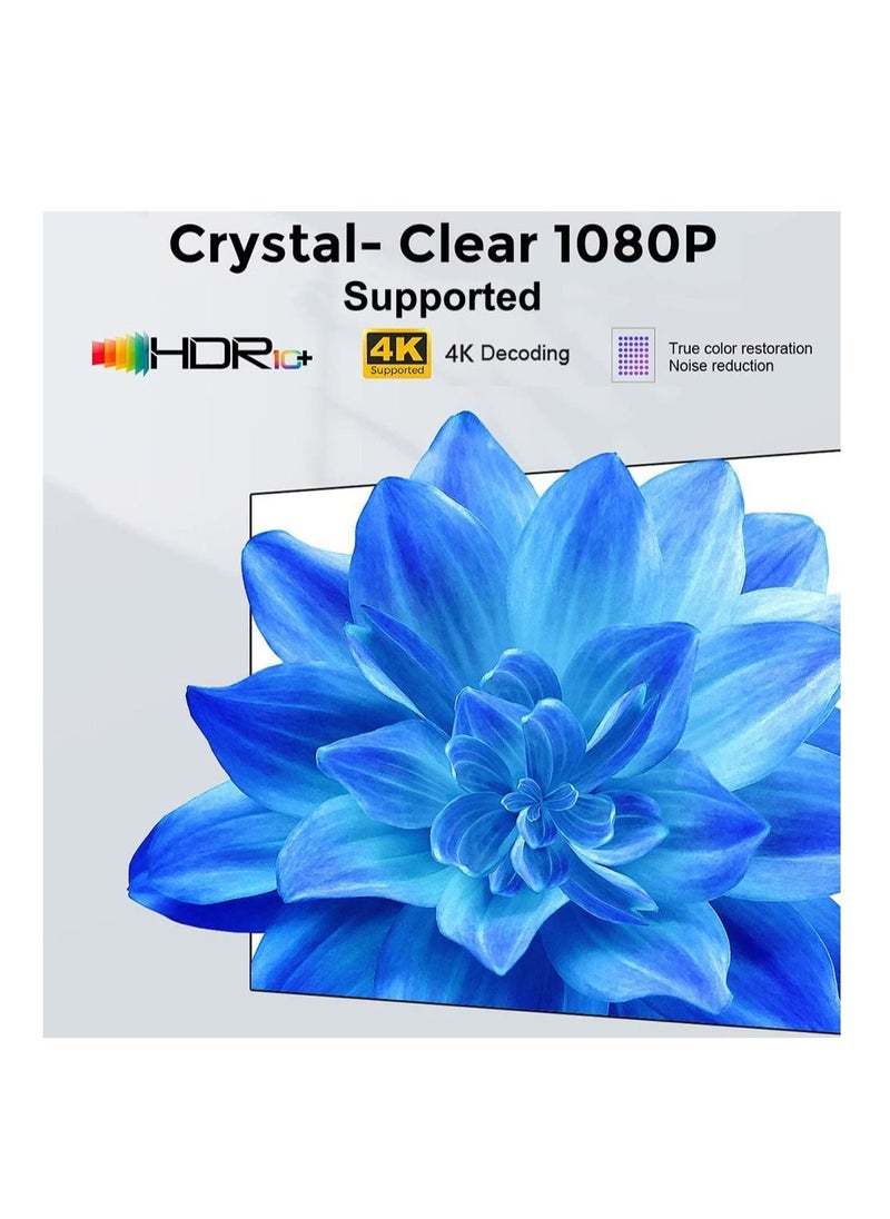 SLG - Upgrade Portable Projector 400ANSI 1080P Full HD 5G&2.4G Dual WiFi BT5.0 HIFI Speaker Built-in Android OS - Image 1