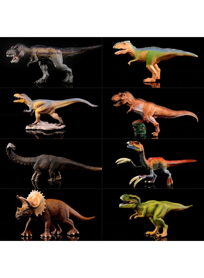 Dinosaur Simulation Model Solid Plastic Tyrannosaurus Rex Toy Dinosaur Model Plastic Toy Hand A Hair-Color:JZ018 Gray Sickle 290g - Image 5
