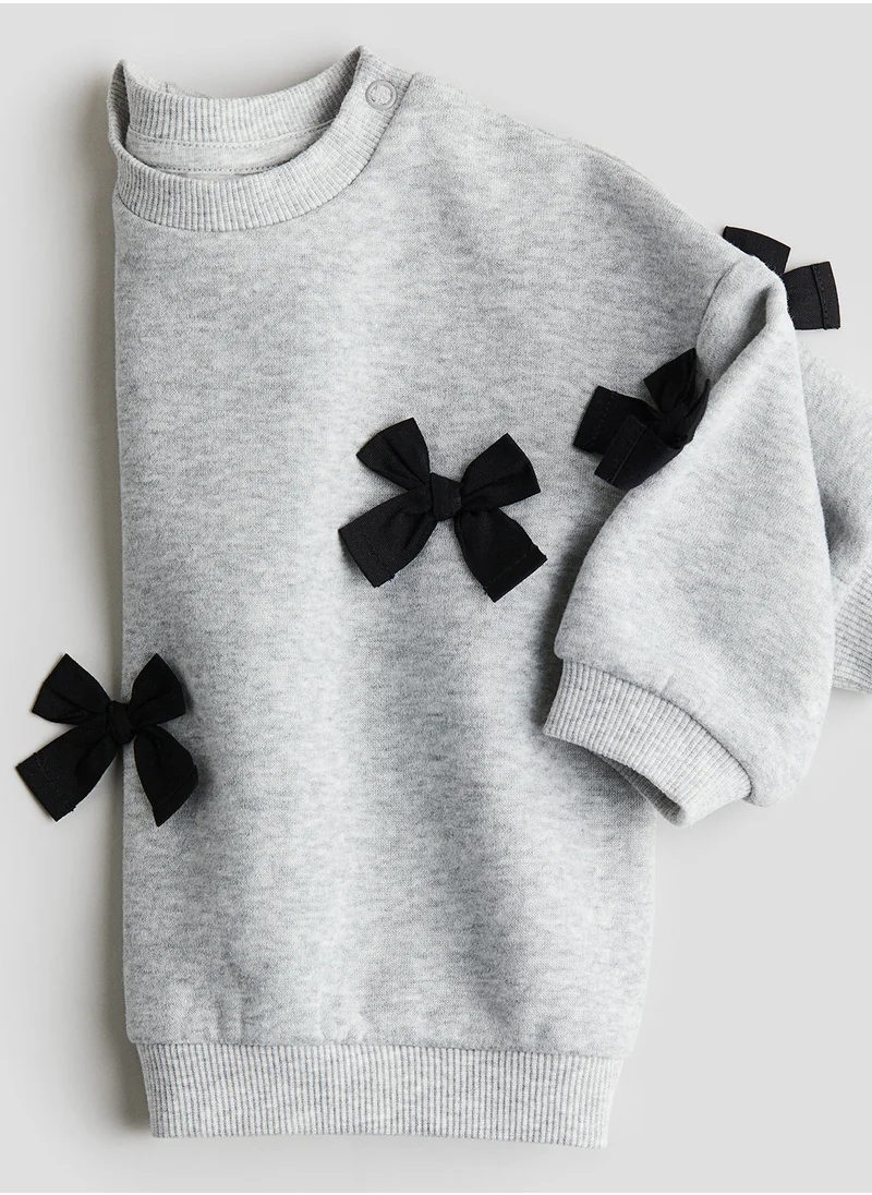 H&M Bow-Detail Sweatshirt