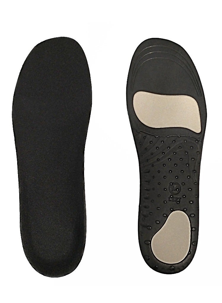 Bluejw 1 Pair EVA Comfortable Sports Shoe Insole Breathable Insoles Shock Absorption and Cushioning Effect Relieve Foot Pain For Men and Women Shock-Absorbing Breathable High Elasticity Insole Ideal For Daily Use Invisible Height Increase - Image 5