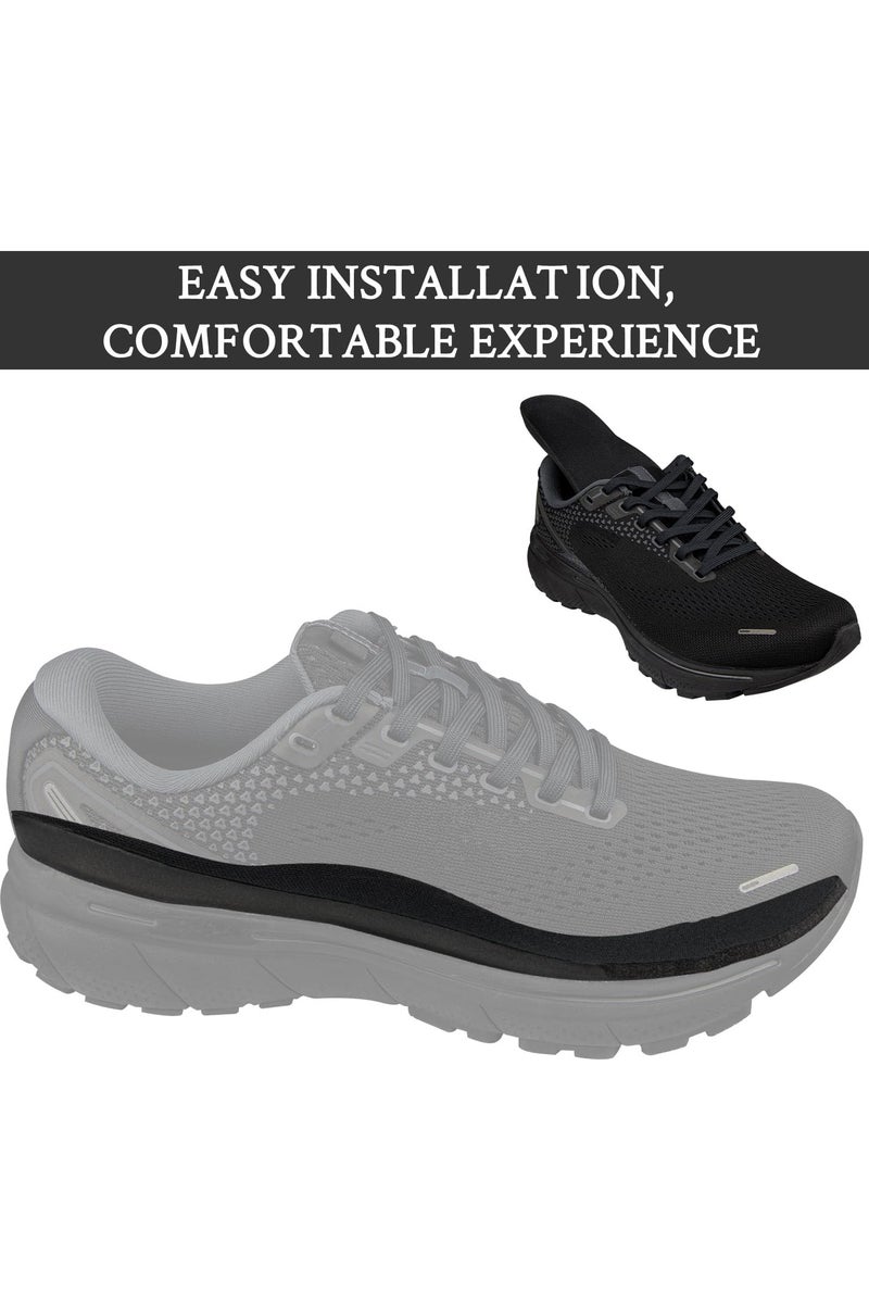 Bluejw 1 Pair EVA Comfortable Sports Shoe Insole Breathable Insoles Shock Absorption and Cushioning Effect Relieve Foot Pain For Men and Women Shock-Absorbing Breathable High Elasticity Insole Ideal For Daily Use Invisible Height Increase - Image 4