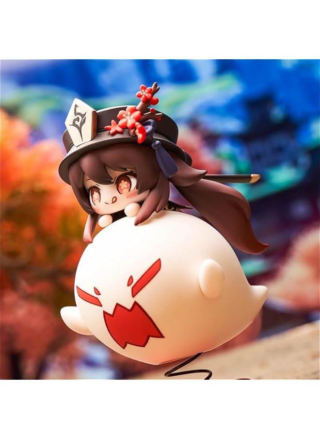 Generic - Springy Hu Tao Chibi Figure - Image 1