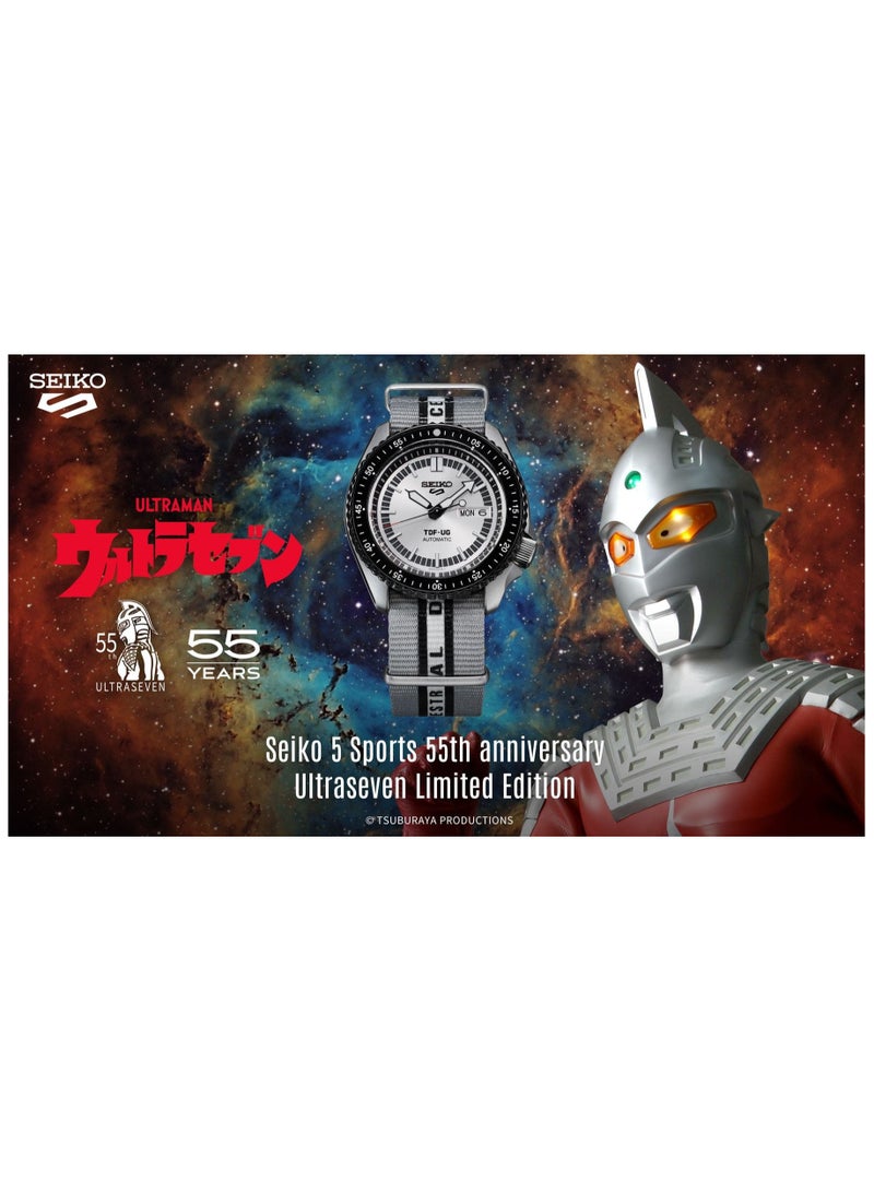 سيكو Seiko 5 Sports 55th Anniversary Ultraseven Limited Edition SRPJ79 - Image 2