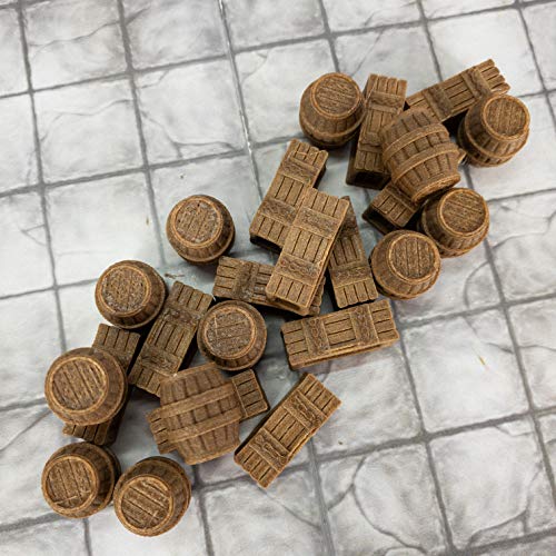 Extruded Gaming Armory Crates and Gunpowder Barrels - Image 5