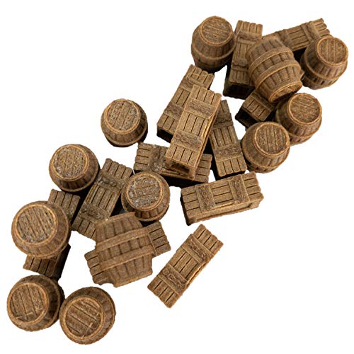 Extruded Gaming Armory Crates and Gunpowder Barrels - Image 1