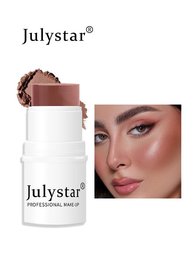 Julystar Monochromatic Multi Stick,Contour Stick Makeup,Bronzer and Matte Finish Makeup Stick for Women, Lightweight and Blendable Professional Makeup Contour (#06)  - Image 1