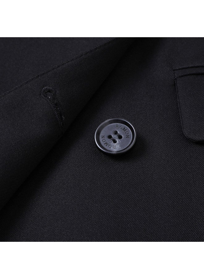 ROMON 【top + Pants】 طقم بدلة نسائي بسيط للعمل غير الرسمي، طقم أنيق ورفيع من قطعتين - Image 4