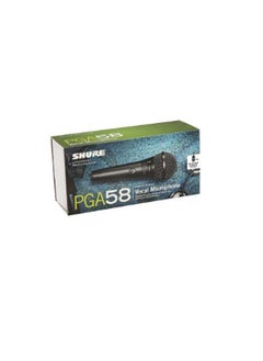 Shure Cardioid Dynamic Vocal Microphone PGA58-XLR-E Black  - Image 3