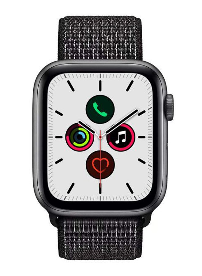 Perfii Nylon Replacement Band For Apple iWatch Series 5/4/3/2/1 Black Reflective - Image 2