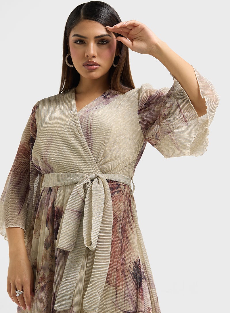 خزانة فستان بطبعة زهور - Image 3