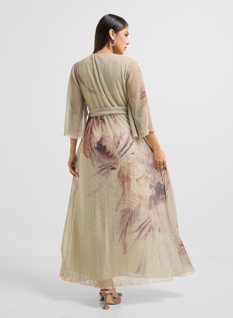 خزانة فستان بطبعة زهور - Image 2