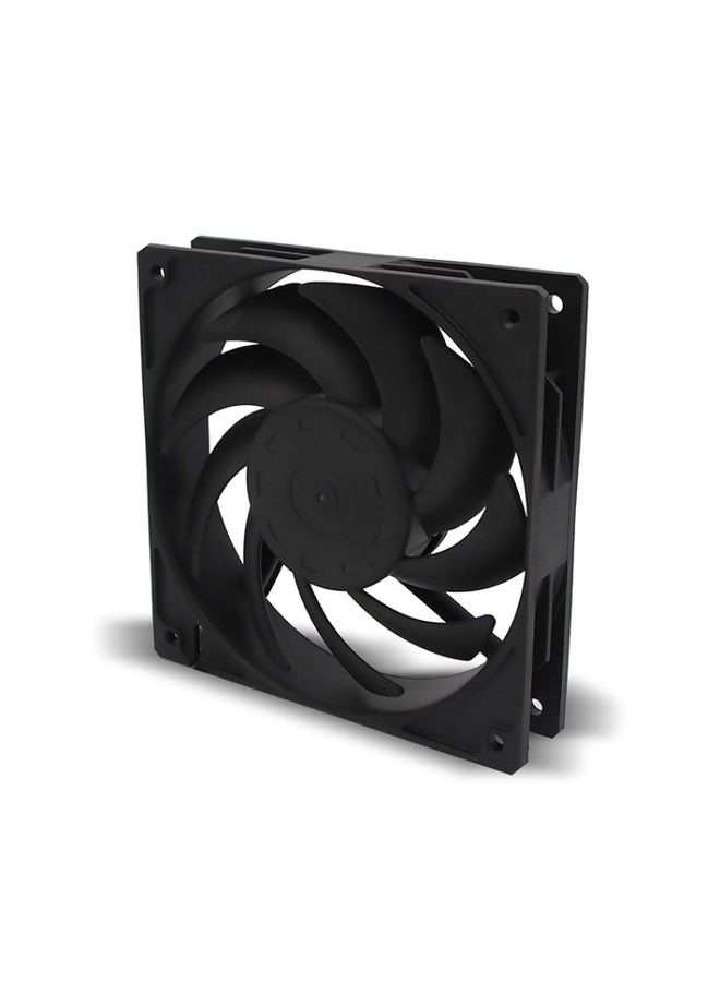 BURAQ F140 Computer CPU Radiator Cooling Fan (Black)  - Image 1