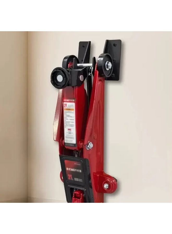 عبوتين من خطافات الحائط المعدنية الثقيلة باللون الأسود لمرآب ورشة حديقة التخزين - Image 3