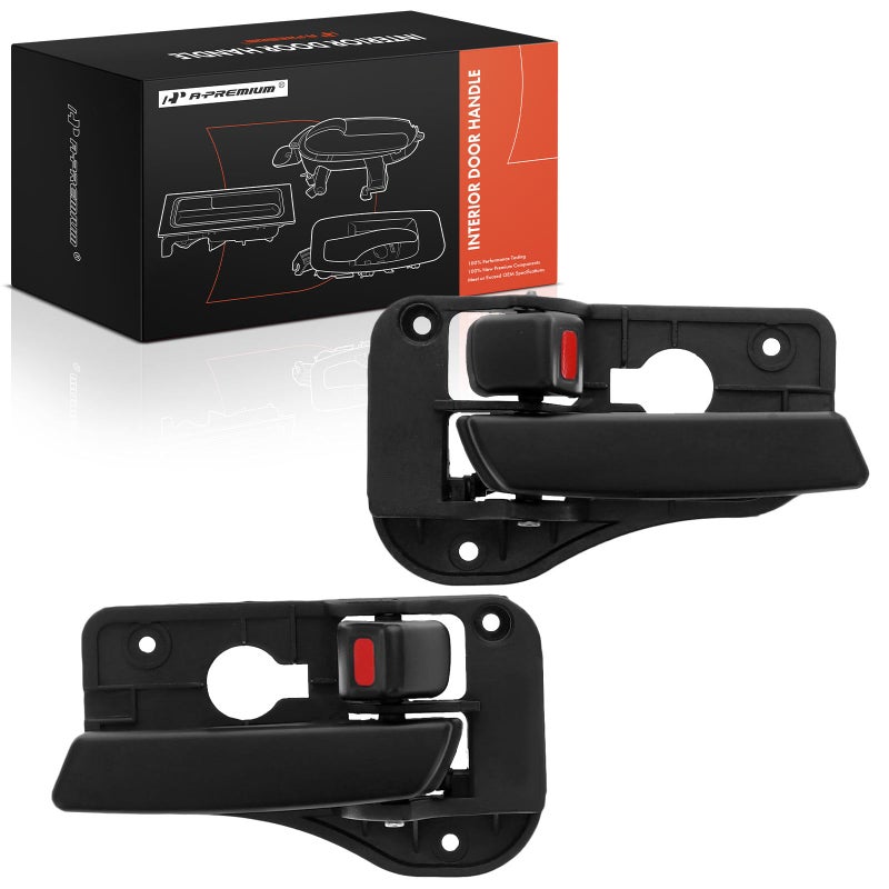 A-Premium APremium Inside Interior Door Handles Compatible with Kia Rondo 20072012 Black 2PC Set Front or Rear Driver and Passenger Side - Image 2