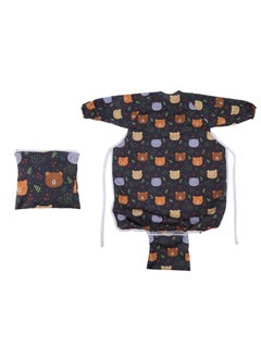 Coverall Baby Feeding Bib Integrated Waterproof Anti Fouling Long Sleeve Bib Easy Maintenance Full Coverage Bib for Eating SMT601 EF316