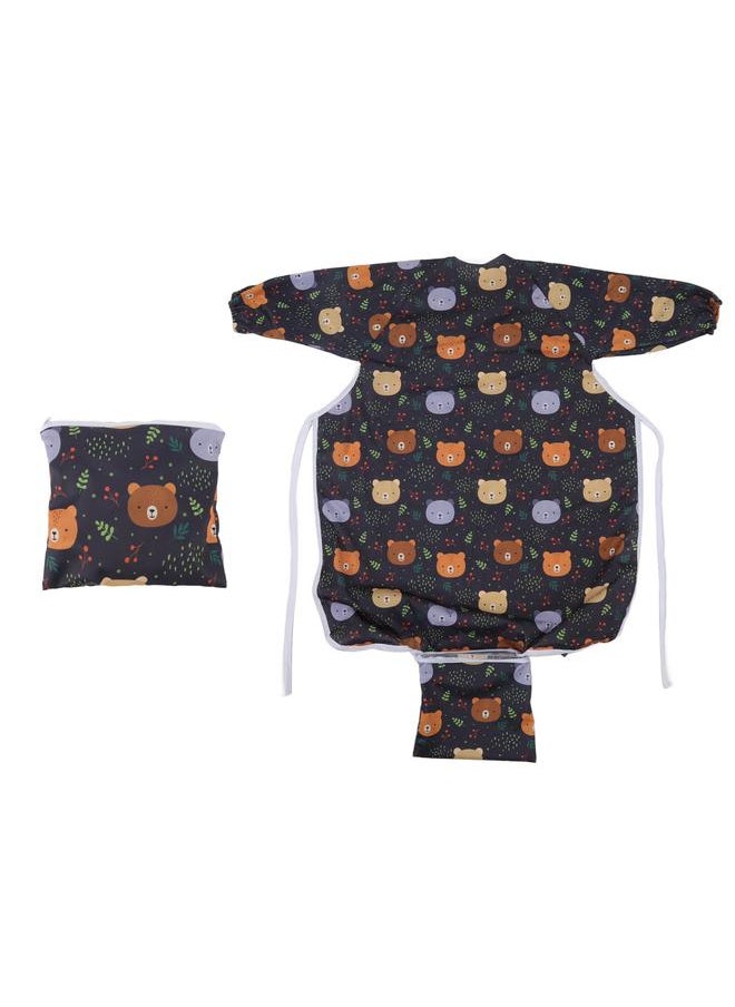 Thoraya - Coverall Baby Feeding Bib Integrated Waterproof Anti Fouling Long Sleeve Bib Easy Maintenance Full Coverage Bib for Eating SMT601 EF316 - Image 1