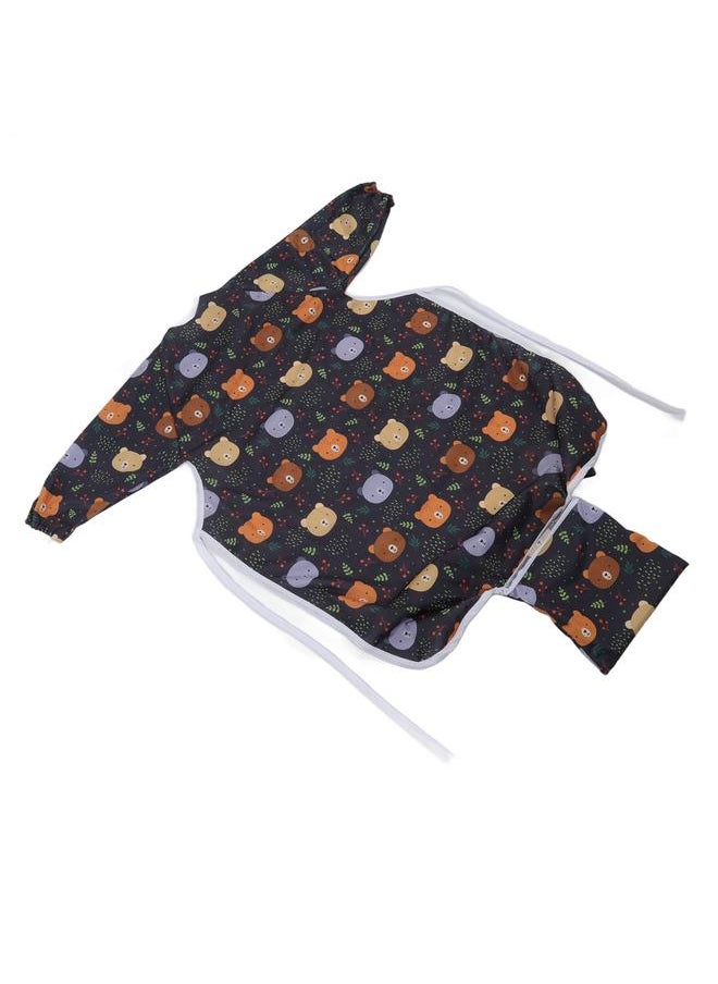 Thoraya - Coverall Baby Feeding Bib Integrated Waterproof Anti Fouling Long Sleeve Bib Easy Maintenance Full Coverage Bib for Eating SMT601 EF316 - Image 1