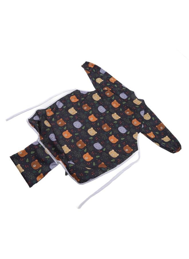 Thoraya - Coverall Baby Feeding Bib Integrated Waterproof Anti Fouling Long Sleeve Bib Easy Maintenance Full Coverage Bib for Eating SMT601 EF316 - Image 1