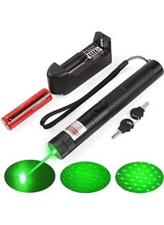 YL-303 Green Laser Pointer 1000MW High Power Rechargeable Laser Pointer 15 Km Range Key Safe