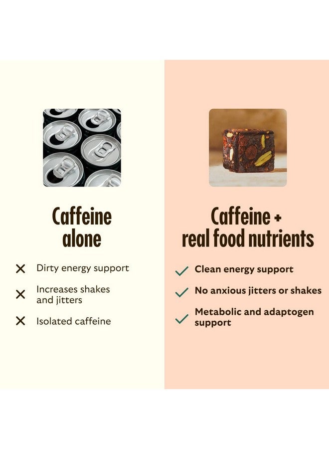 GEM Energy Aid Caffeinated Bite, 40mg Caffeine, Ginseng Root, L-Theanine, Holistic Sustained Energy, Supports Metabolism & Endurance | Chocolate Cacao Sea Salt | 28 Servings - Image 5