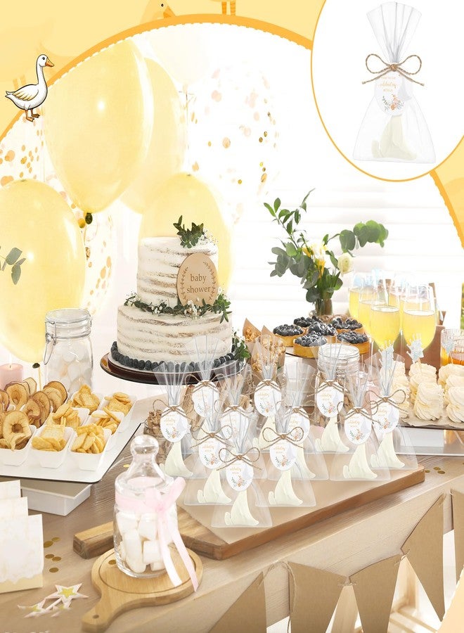 Demissle 20 Sets Baby Shower Favors Goose Party Favors One Silly Goose Soaps with Thanks Card for Guest Gender Reveal Party Decorations Baby Shower Game Prizes - Image 4