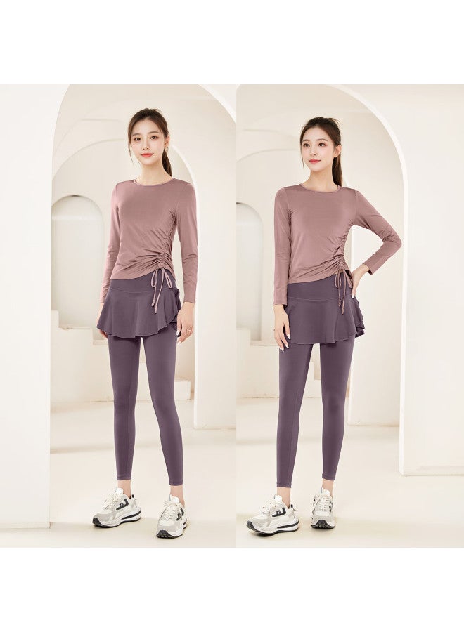 FANDIMU Vandimu Women's Yoga Set Spring Summer New Fitness Sportswear Pilates Training Running Cycling Slimming Set - Image 2