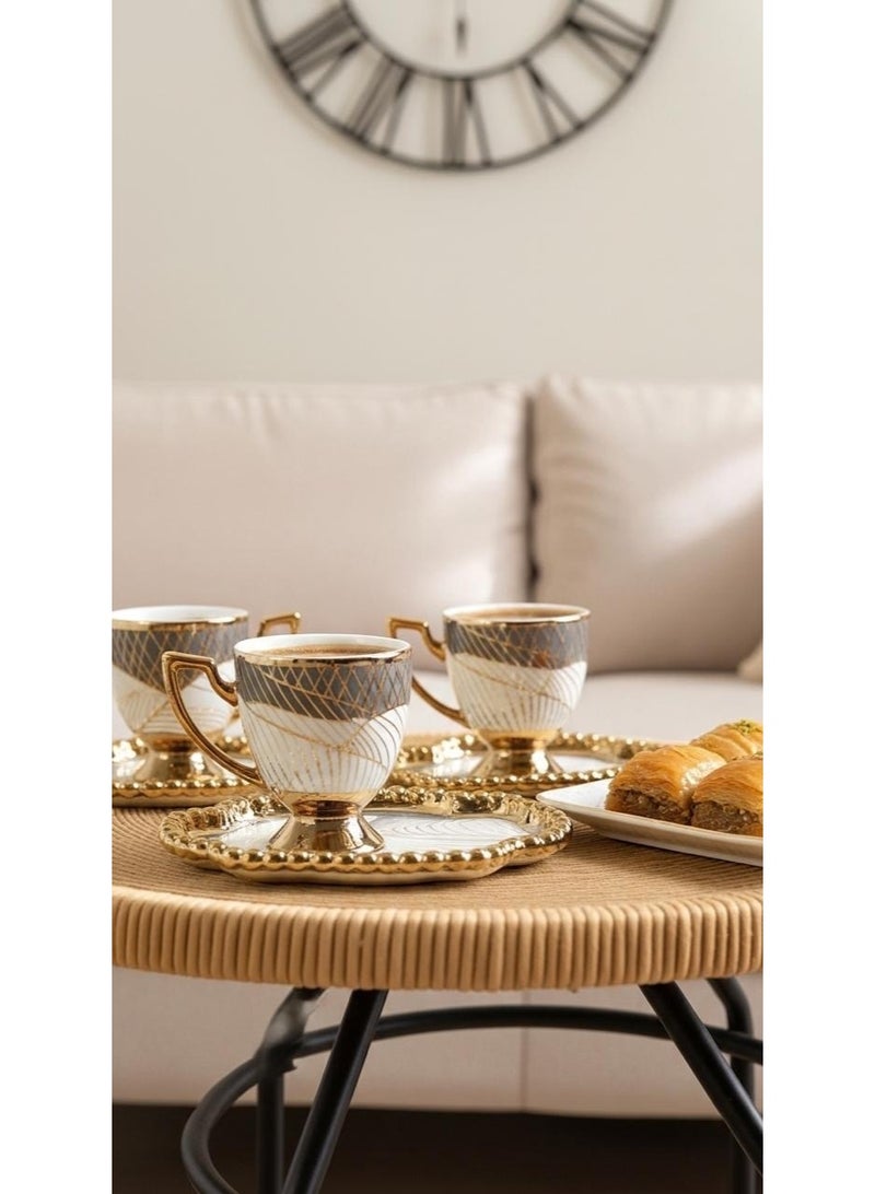 MARS Q Turkish coffee cup set with saucers - Image 2