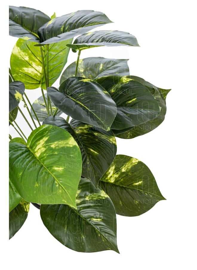 Unique Pots And Plants Taro Artifical Bunch Wellowish Leafs H70CM  - Image 2