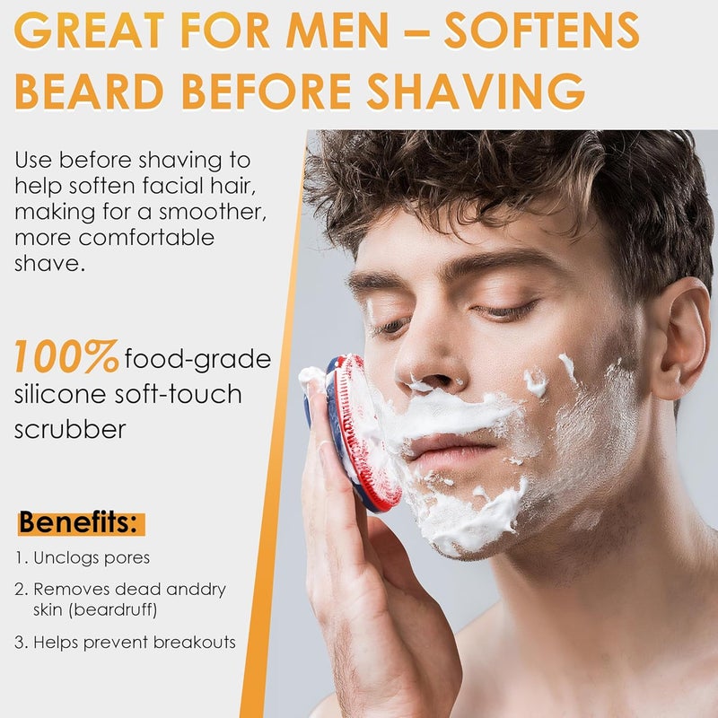 Innerneed Magnetic Silicone Facial Cleansing Brush – Deep Pore Cleanser with Magnetic Therapy for Skin Circulation & Radiance – Soft, Hygienic, Durable – Gentle Face Scrubber for All Skin Types - Image 5