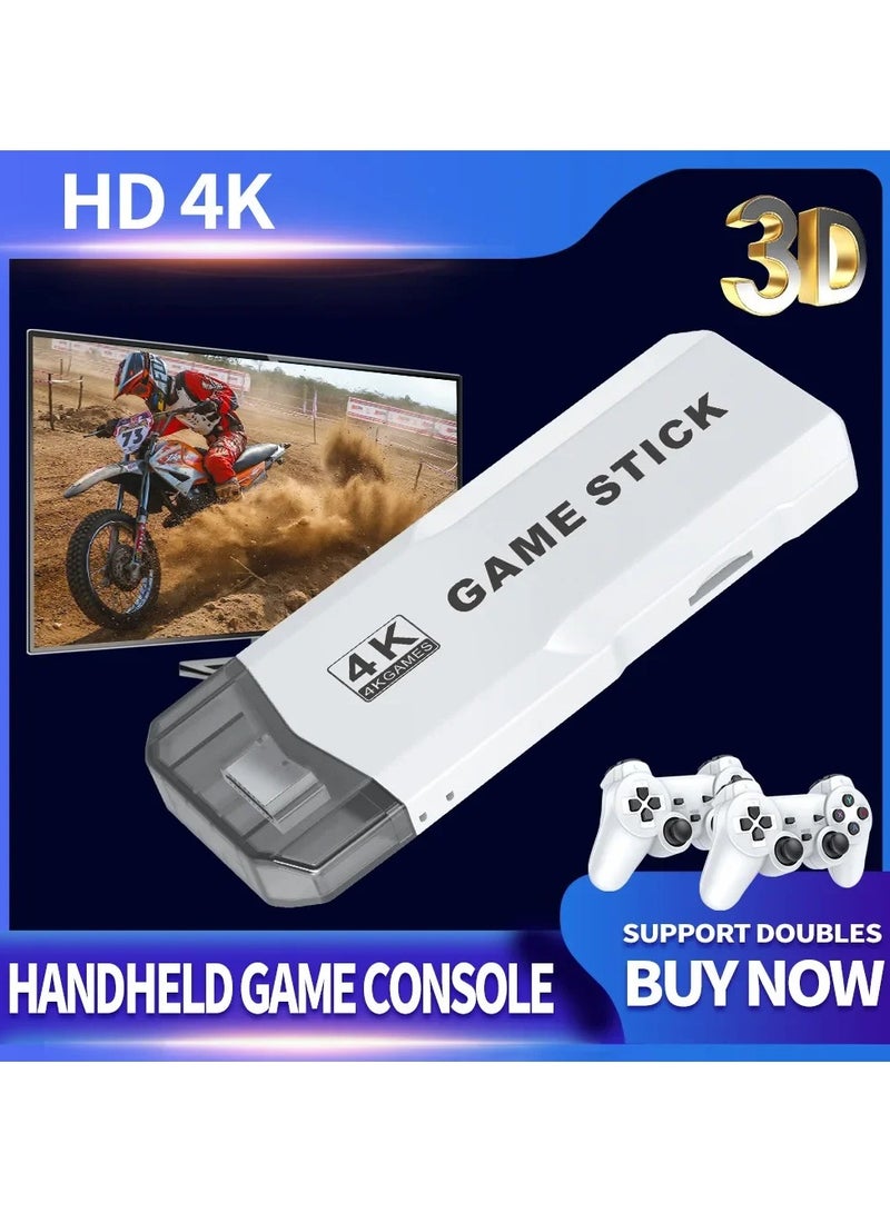 Super Video Game Console For Kids 4K Video Game Dual 2.4g Wireless Controller Gamepad For Ps1 Retro TV Condenser HD-OUT Game Stick Gift - Image 1