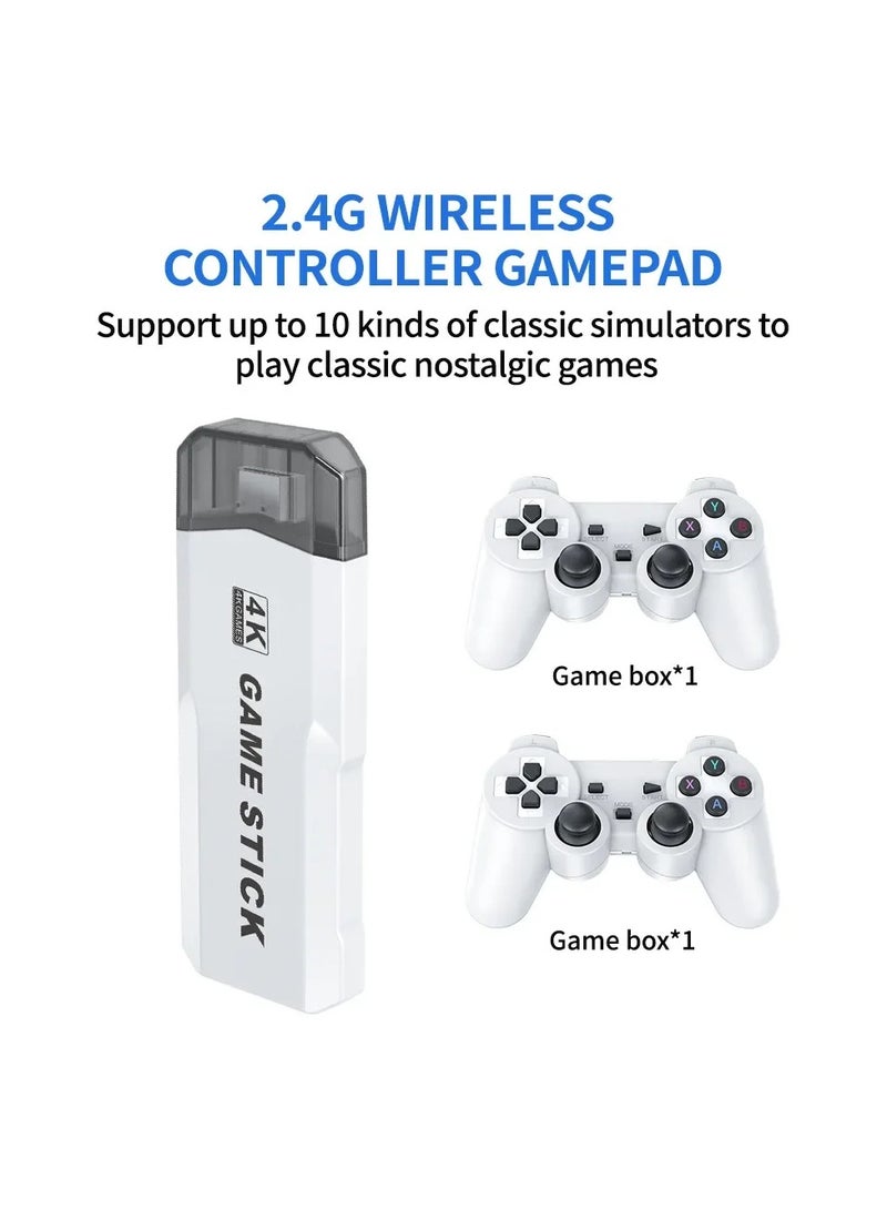 Super Video Game Console For Kids 4K Video Game Dual 2.4g Wireless Controller Gamepad For Ps1 Retro TV Condenser HD-OUT Game Stick Gift - Image 5