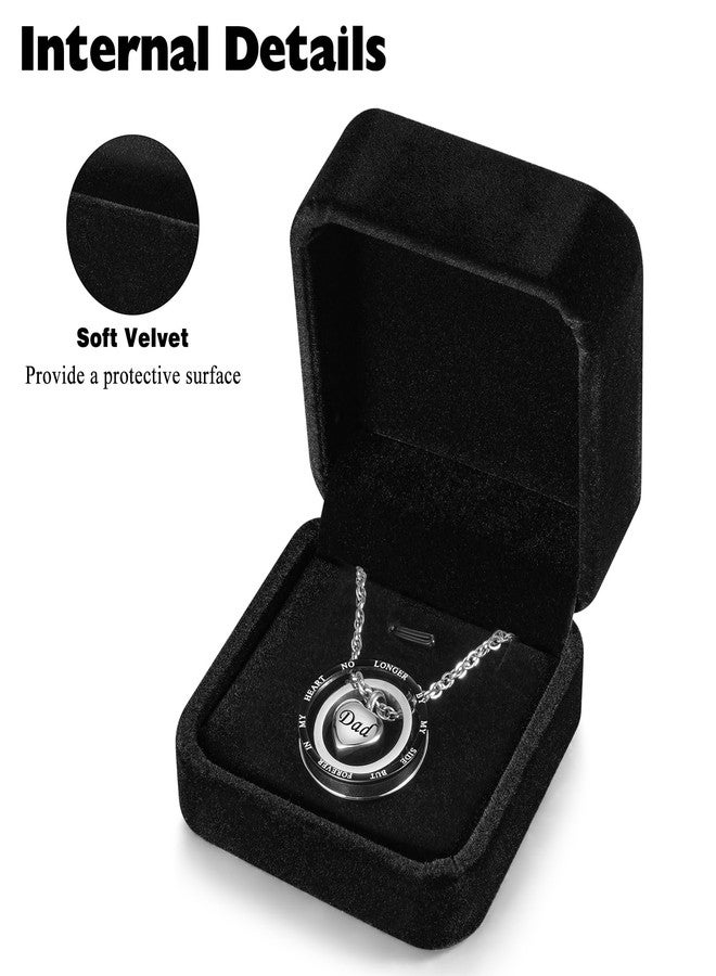 XIUDA Cremation Urn Necklace for Ashes with Box Eternal Memory Carved Keepsake Stainless Steel Urn Jewelry Memorial Ash Holder - Image 5