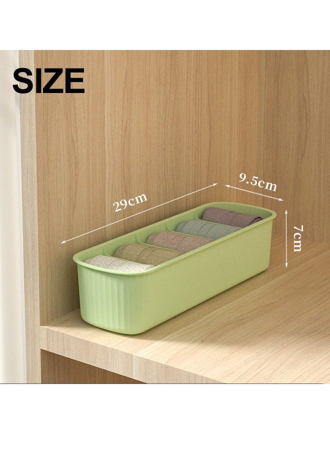 3 Pack MULTIFUNCTION  Organizer Underwear Drawer Organizer,  for Storing Baby Clothes, Underwear, Bras, Socks, Lingerie, Scarves,Stationery  - Image 2