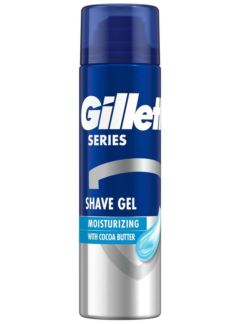 Gillette - Gillete Series Shaving Gel Moisturising With Cocoa Butter 200 ml - Image 1