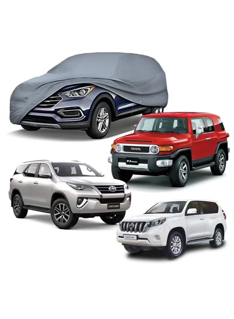 Tarbal covers and protects the car and protects it from scratches Land Cruiser Quarter + FJ Cruiser + Prado + Sportage + Fortuner + Santa Fe - Image 5