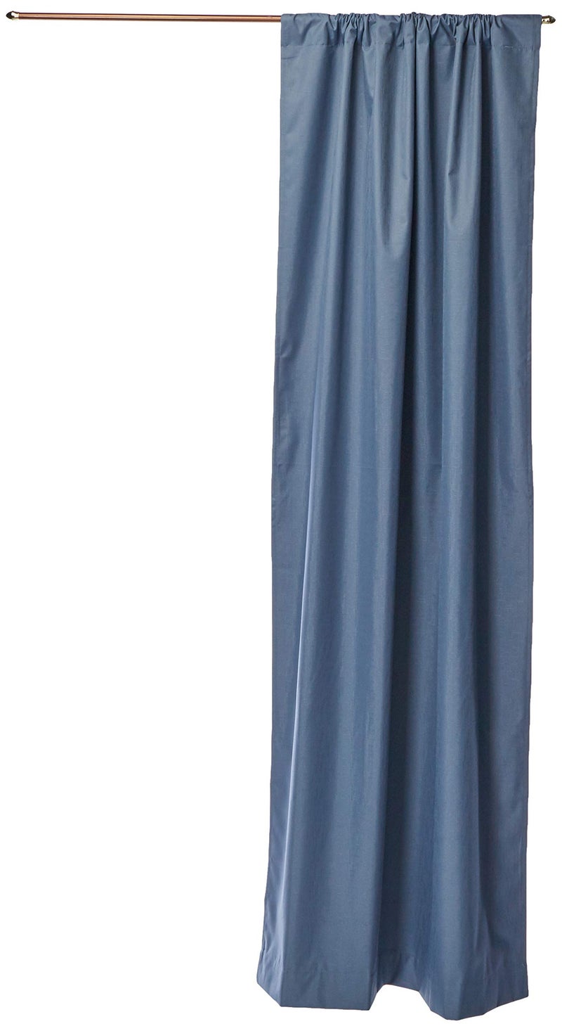 ECLIPSE Kendall Modern Blackout Thermal Rod Pocket Window Curtain for Bedroom or Living Room 1 Panel 42 X 84 Slate