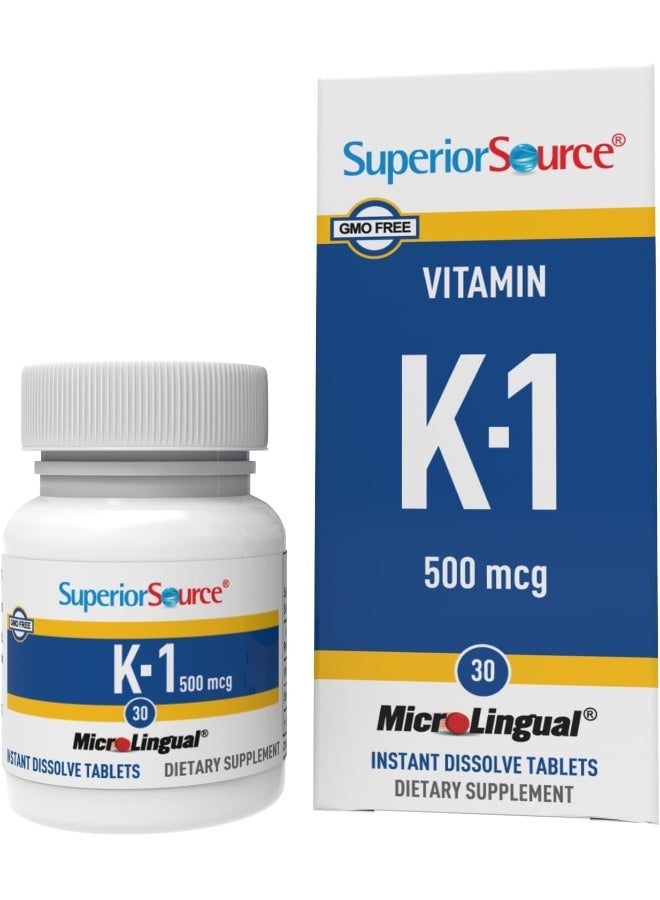 Superior Source فيتامين ك1 500 ميكروغرام - Image 1