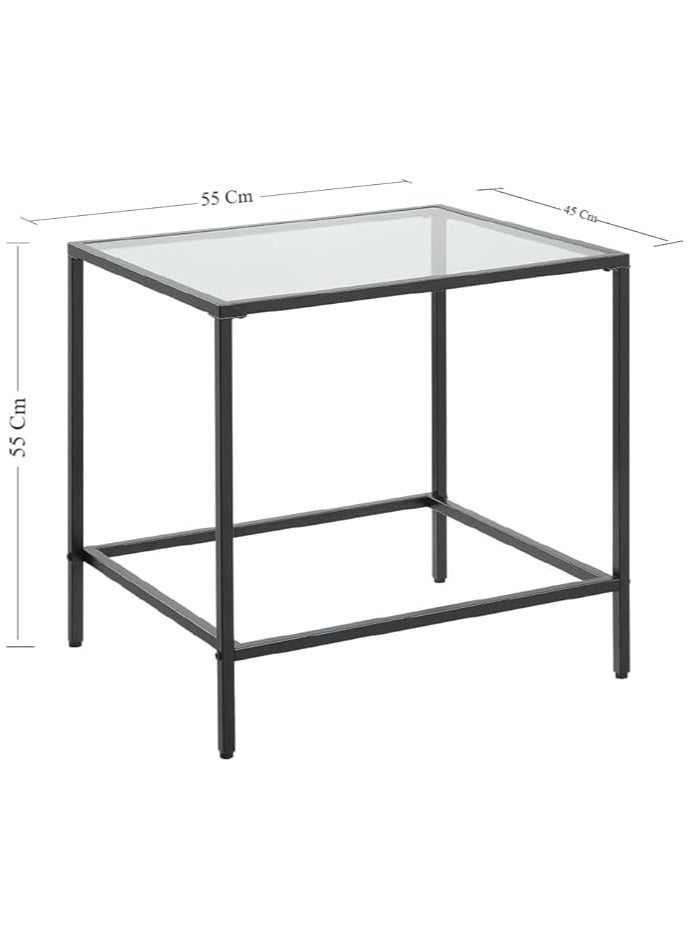 YINZUO Coffee and Console Table Glass and Metal Table Set – Console, Coffee, and Side Tables for Modern Living Spaces, Available Individually and Set - Image 2