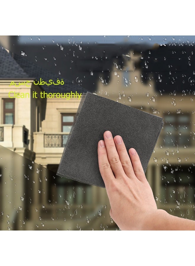 3-Piece Set Of Thickened Ultra-Fine Fiber Cloth, 30 * 30cm, Nano Non-Woven Fabric, Suitable For Glass, Windows, Mirrors, Screens, Kitchens  - Image 4