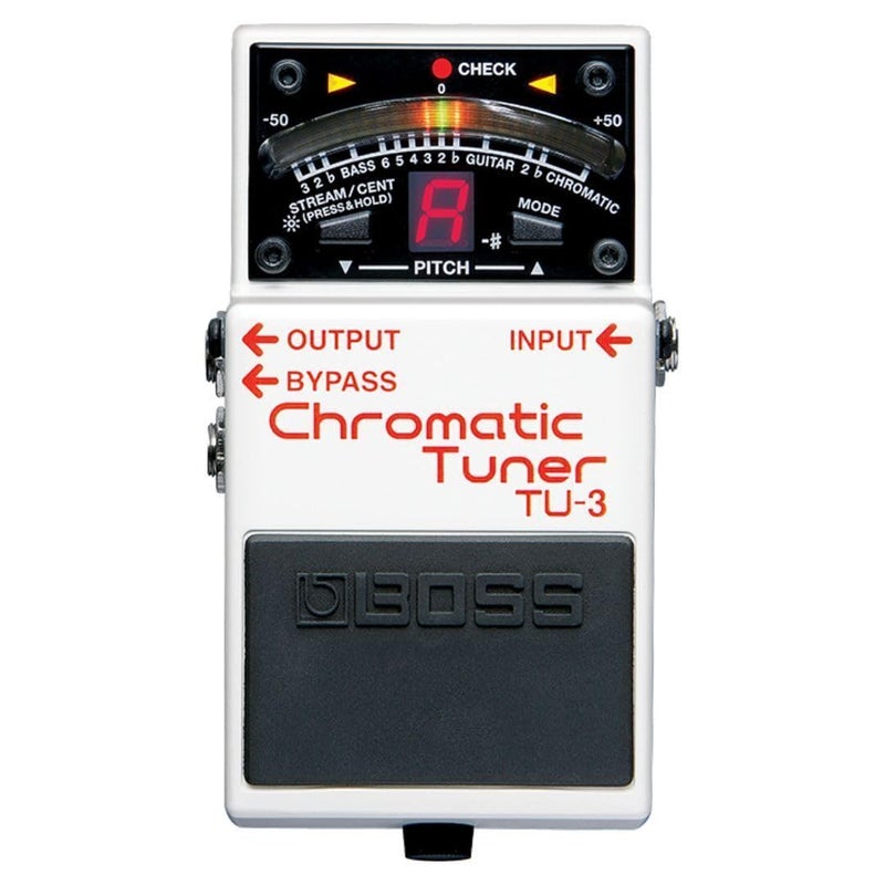 Boss TU-3 Chromatic Tuner Pedal with Bypass - Image 1